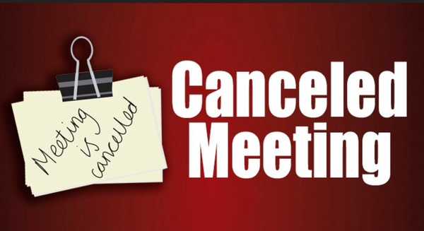 Canceled Meeting Graphic